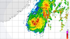 山陀兒路徑有些修正，受地形影響程度略為減緩。（圖／氣象署）