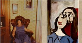 義大利一名男子羅索（ Luigi Lo Rosso）撿到一幅畫作掛在家中，卻被七子嫌棄是「鬼畫符」，62年後兒子Andrea將畫送鑑定，竟是價值600萬歐元（約新台幣2億元）的畢卡索真跡。（圖／翻攝自X）

