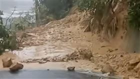 山陀兒,颱風,新北,瑞芳,阿美家園,坍方,瑞濱路,受困