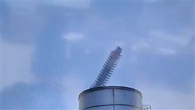 颱風,陣風,燃燒塔,小港區,高雄,中油大林廠