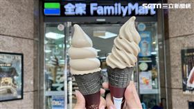 全家,霜淇淋,UCC,咖啡(記者賴俊佑攝影)