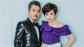 寇乃馨（右）跟黃國倫近來回台發展。（圖／寇乃馨提供）