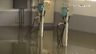 朱銘美術館展品全泡水！停車場水深80公分