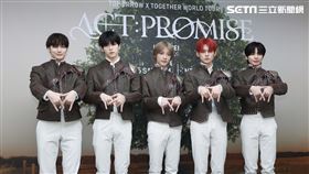 TOMORROW X TOGETHER（TXT）。（圖／記者鄭孟晃攝影）