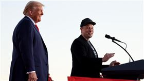 川普今天回到賓州巴特勒（Butler）造勢，並找來強大盟友馬斯克站台。（圖／翻攝自川普X）