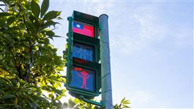 訊息跑馬燈同步顯示桃園市府國慶月主題—「光輝國慶 閃耀桃園」。（圖／桃園市政府提供）