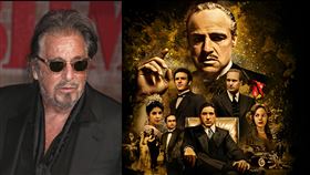 好萊塢巨星艾爾帕西諾演出「教父」系列電影紅遍全球。（組合圖／翻攝自教父劇照）