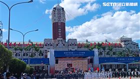國慶大會預演下午1時在總統府前登場。（圖／記者盧素梅攝影)