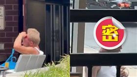 美國田納西街頭出現一名金髮男「大腦外露」引起全網熱議。（圖／翻攝自X）