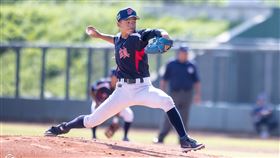 ▲第12屆黑豹旗平鎮高中先發投手李星翰。（圖／中華棒協提供）