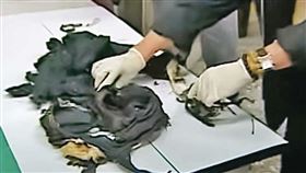 凶手重擊被害人頭部後焚屍，警方在現場發現遭焚毀的衣物。（東森新聞提供）