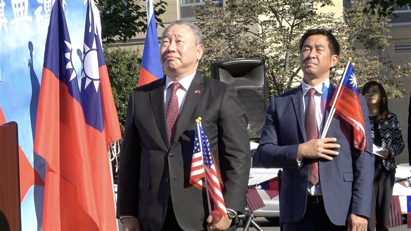 華府僑社賀國慶　俞大㵢：海外升旗感動