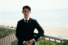 吳慷仁到釜山十分開心。（圖／TVBS提供）