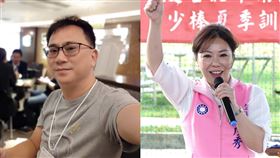 李彥秀（右）質疑賴總統祖國論，遭486先生(左)嗆「你跟中國根本一點屁關系都沒有。」（圖／翻攝486先生、李彥秀臉書）