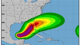 颶風密爾頓（Milton）今天在墨西哥灣（Gulf of Mexico）迅速增強為最高等級的5級颶風。（圖／翻攝自
National Hurricane Center
Ｘ）