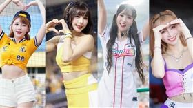 草莓、Rina、林可、陳波波的戀愛對象都是球員，而且全員皆是姐弟戀。（圖／翻攝自草莓、Rina、林可、陳波波IG）