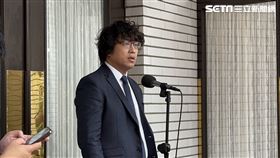 沈伯洋議場前受訪。（圖／記者詹宜庭攝影）