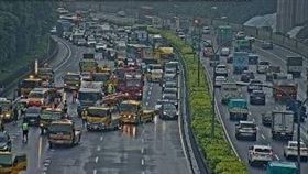 國道1號,林口段,追撞