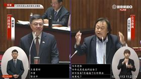 民進黨立委王世堅質詢打詐議題時痛批，「飯桶數發部，不曉得在幹什麼！」（圖／翻攝自國會頻道-立法院議事轉播）