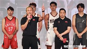 ▲臺北台新戰神開季記者會，執行長黃萬隆講喊話要拿第一。（圖／記者劉彥池攝影）