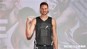 ▲臺北台新戰神開季記者會，新洋將塞瑟夫。（圖／記者劉彥池攝影）