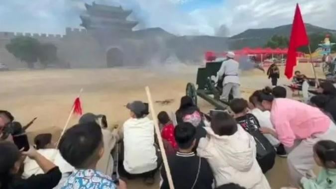 旅遊不忘抗日　陸影視城讓遊客體驗打日軍