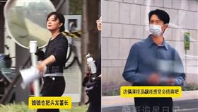 吳慷仁（右圖）空降與孫儷（左圖）搭檔新劇《執迷》，他仍在拍攝中，但傳孫儷已罷演。（翻攝自酷哥追星日記微博）