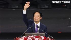 總統賴清德在國慶晚會致詞（圖／記者鄭孟晃攝影）