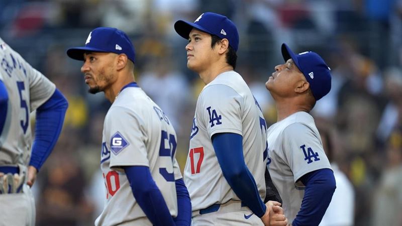 大谷翔平敲季後賽第2安　道奇被教士聽牌