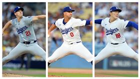 ▲道奇國聯分區系列賽3戰的先發投手共失15分。（圖／美聯社／達志影像）