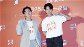 《乒乓男孩》彭裕愷、李星緯、鄭人碩、徐若瑄、施名帥、江宏傑。（圖／記者趙于瑩攝影）
