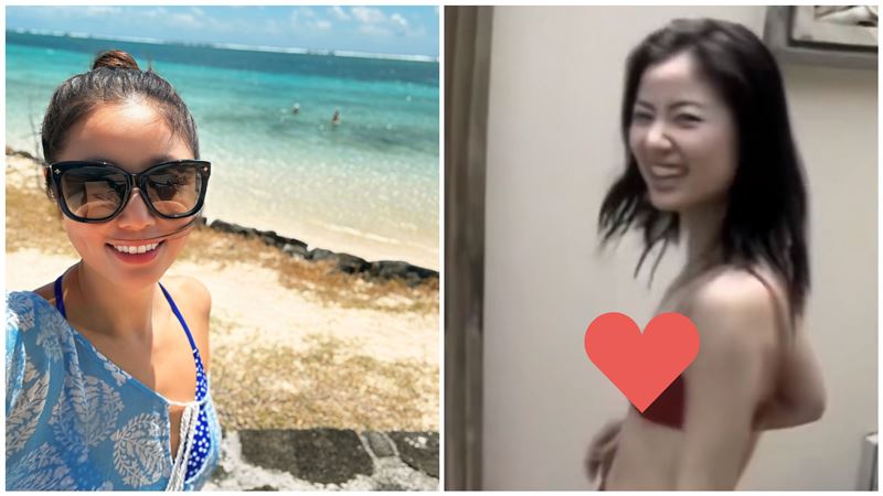 ​林心如比基尼寫真片遭挖！邊淋浴邊喬胸　大方抬腿、摸臀網友全看傻