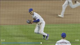 ▲大都會三壘手韋恩托斯（Mark Vientos）發生失誤，費城人跑回超前分。（圖／翻攝自MLB官網）