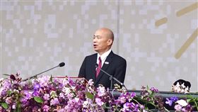 ▲113年國慶大會主席立法院長韓國瑜致詞（圖／記者趙于瑩攝影）  