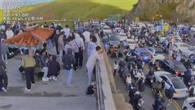 國慶日,武嶺,合歡山,塞爆,日出,車潮（圖／翻攝台灣即時影像監視器）