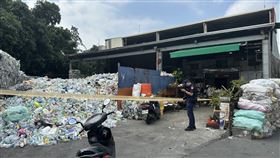 雲林,斗六,資源回收公司,工安意外,壓縮打包機（圖／翻攝畫面）