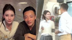 汪小菲（右）合體Mandy（左）拍MV。（圖／翻攝自Mandy小紅書）