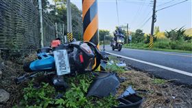 苗栗,台13線,死亡車禍,大學生,逢甲,聯合,自撞（圖／翻攝畫面）