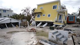 颶風密爾頓挾龍捲風橫掃佛州▲（圖／美聯社／達志影像）