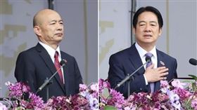 韓國瑜,賴清德(組合圖)