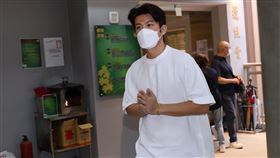 陳志強現身靈堂致意。（圖／記者鄭孟晃攝影）