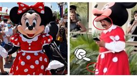 迪士尼樂園,米奇,米妮,吉祥,馬力歐兄弟,大叔,抽菸