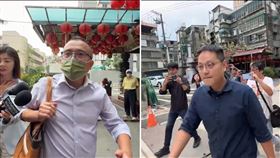 ▲民眾黨發言人戴于文（右）、民眾黨秘書長周榆修（左）。（圖／翻攝畫面）