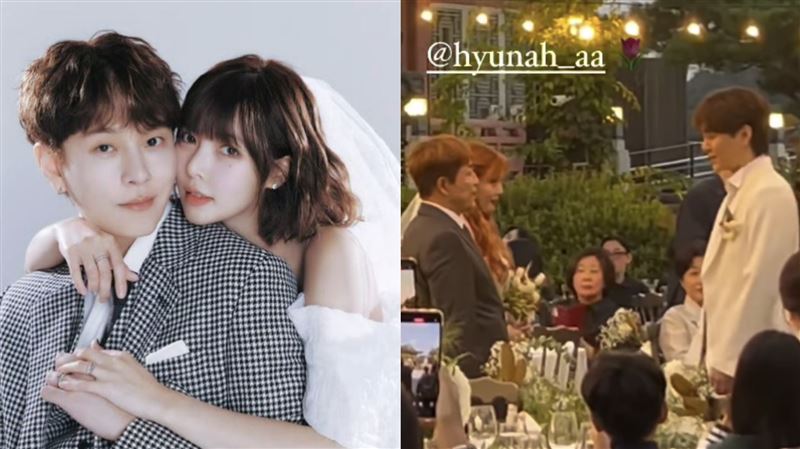 泫雅嫁龍俊亨　婚禮畫面曝激短裙美腿辣翻