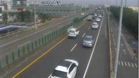 台88線大發－萬丹東向路段紫爆。（圖／翻攝自1968即時路況）