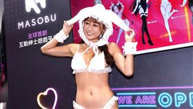 巨乳網美寫真女神まっかmacca。（圖／記者趙于瑩攝影）