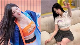 統一獅啦啦隊Uni-Girls韓籍女神趙娟週。