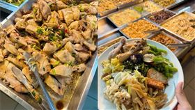桃園一家自助餐店「80元吃到飽」，菜色豐富，讓網友直呼「太佛心」。(圖／翻攝Dcard)
