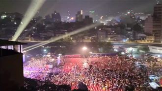 謝國樑造勢空位一堆！不到40分鐘民眾走光