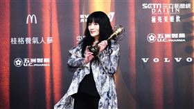 唐綺陽奪下廣播金鐘獎PODCAST生活風格節目獎。（圖／記者趙于瑩攝影）